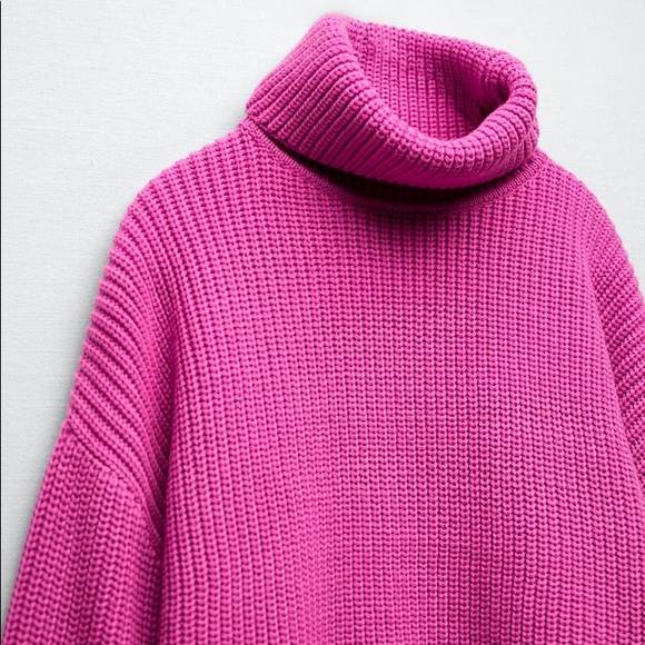 Zara High Collar Knit Sweater - Picture 11 of 11